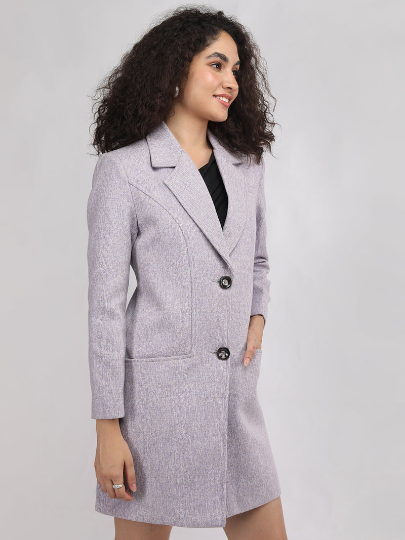 Lavender Brown Winter Coat