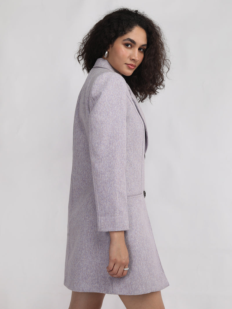 Lavender Brown Winter Coat