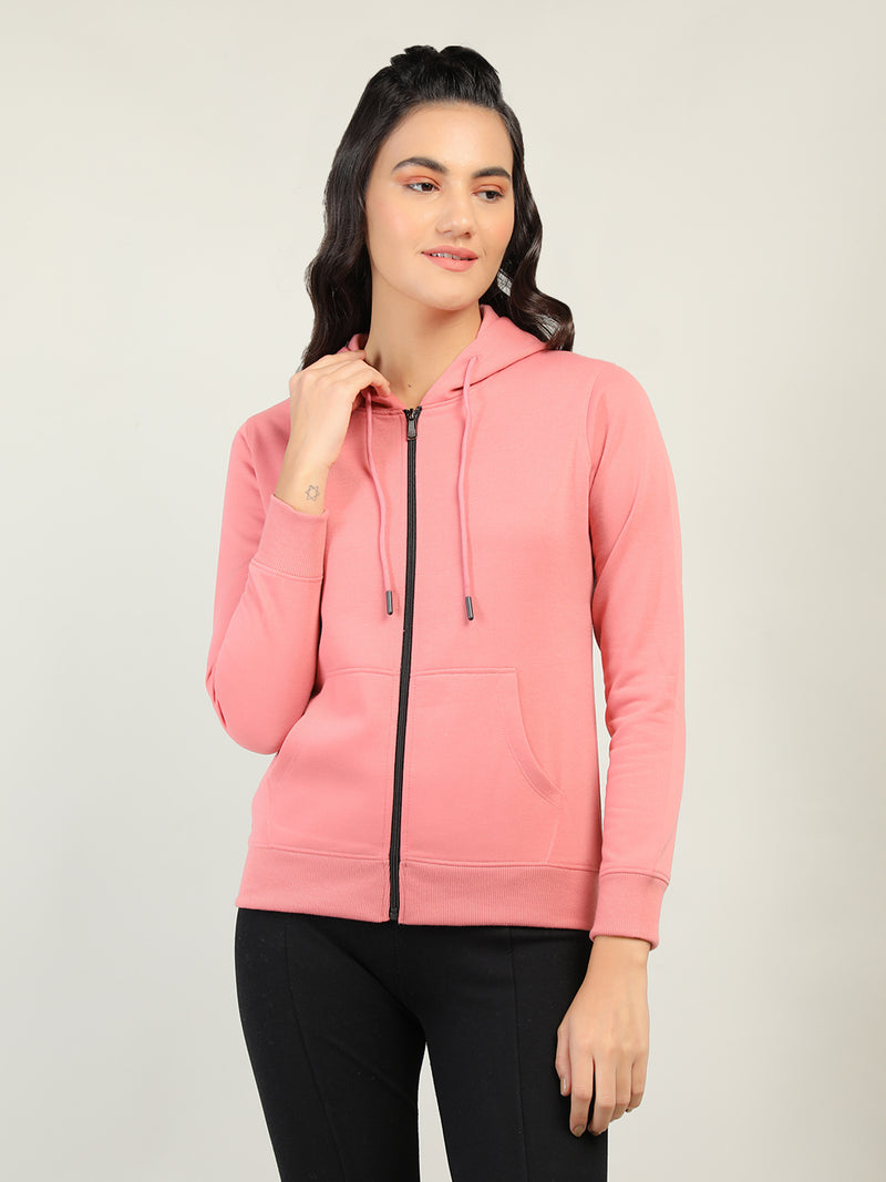 WOMEN WINTER HOODED SWEATSHIRT