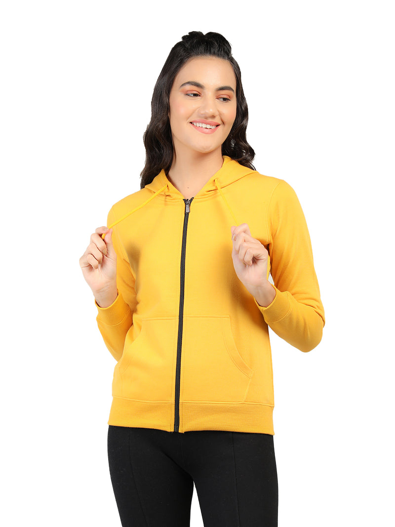 WOMEN WINTER HOODED SWEATSHIRT