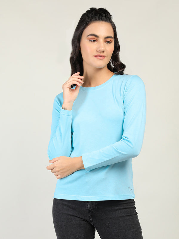 WOMEN COTTON FULL SLEEVE T-SHIRT