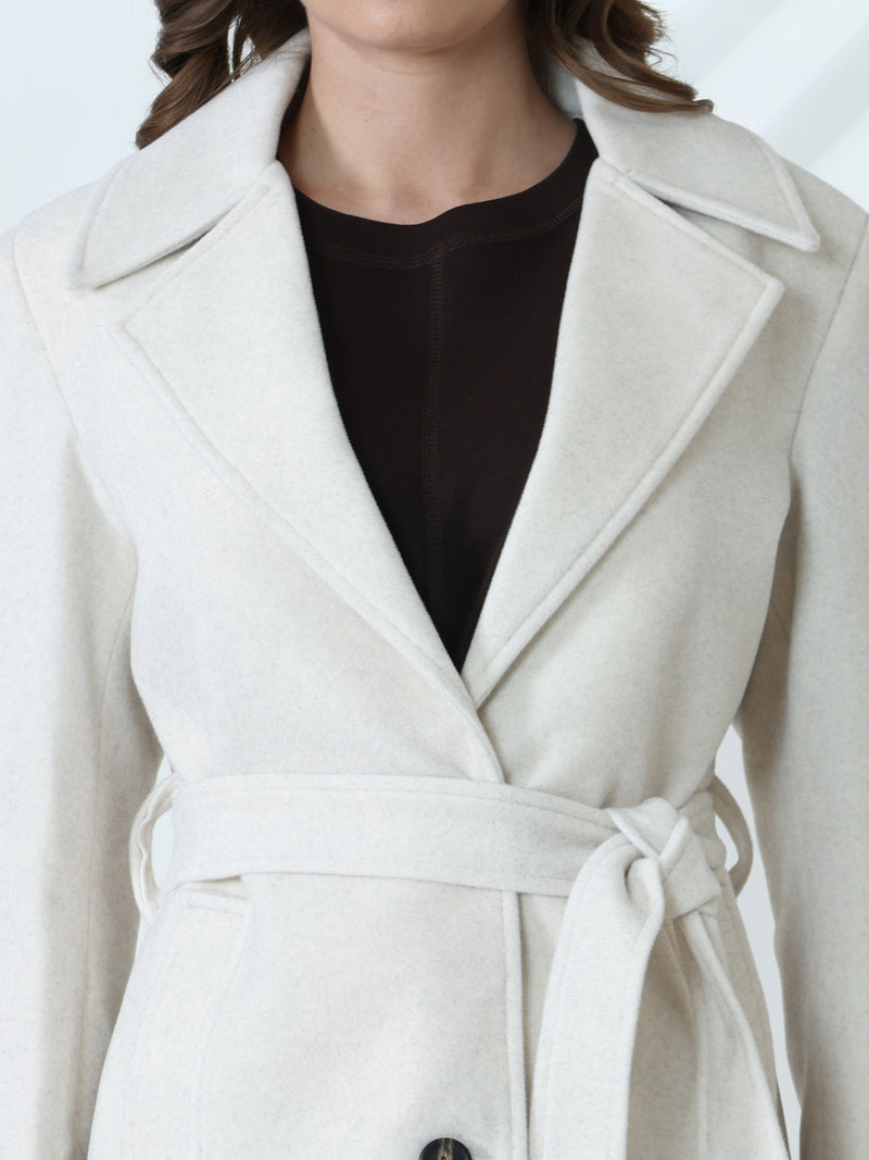 Pearl Belted Trench Coat