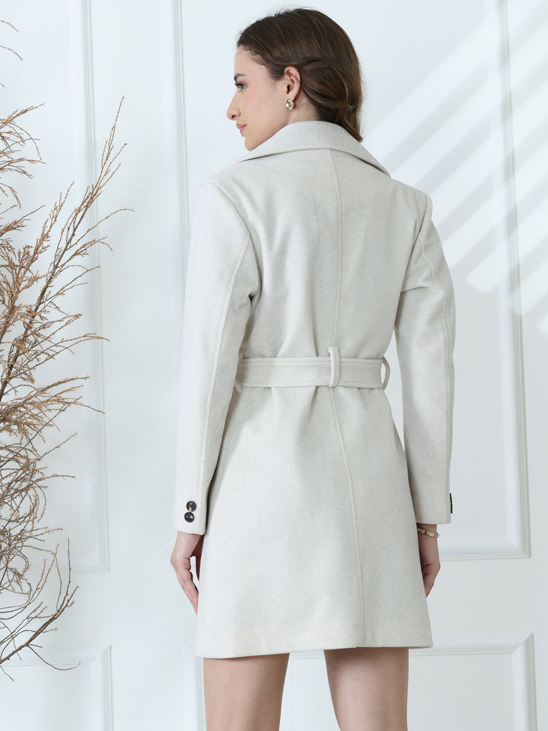 Pearl Belted Trench Coat