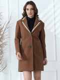 Brown Winter Trench Coat