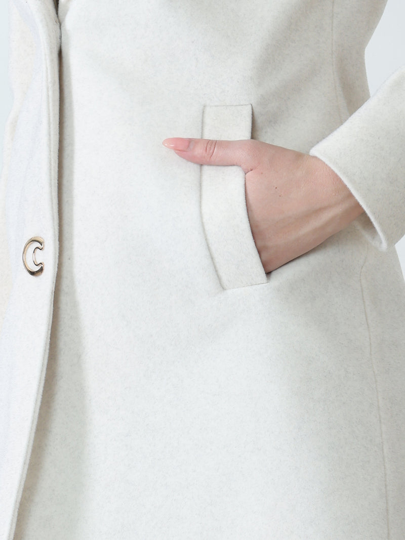 White Long Overcoat