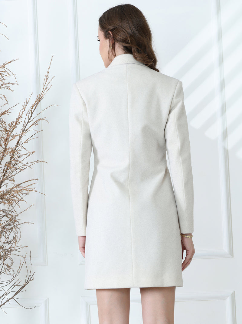 White Long Overcoat