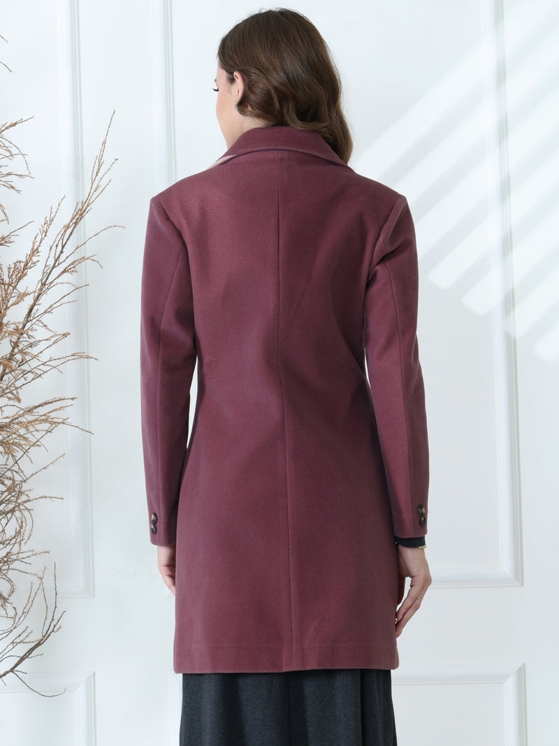 Mauve Winter Overcoat