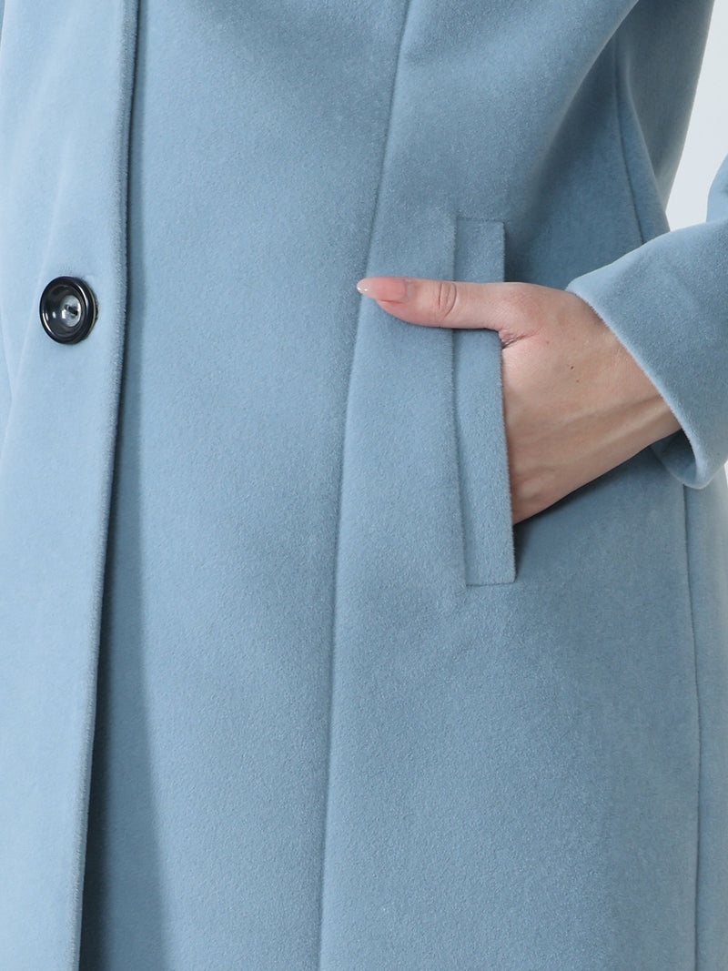 Blue Winter Overcoat