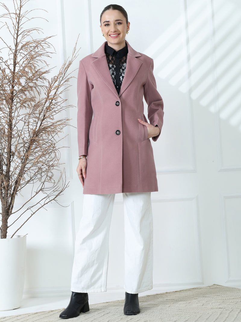 Lilac Winter Overcoat