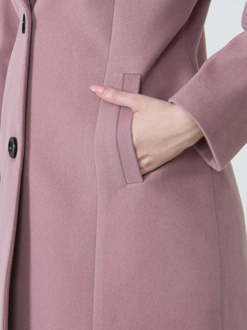 Lilac Winter Overcoat