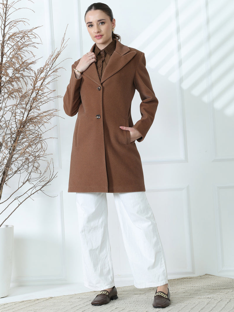 Coffee Brown Long Coat