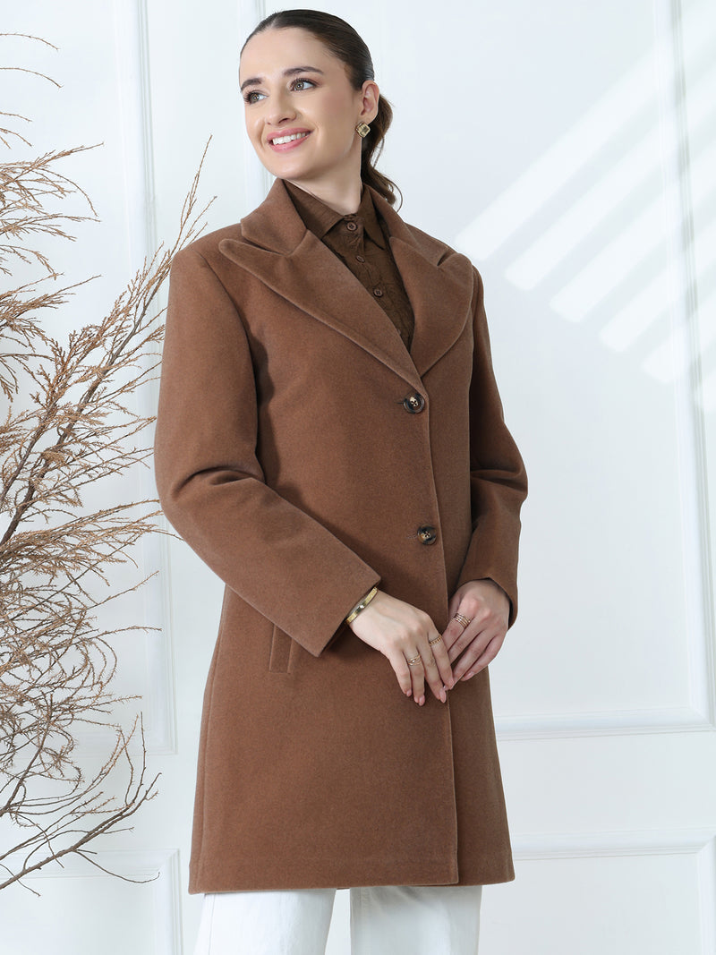 Coffee Brown Long Coat