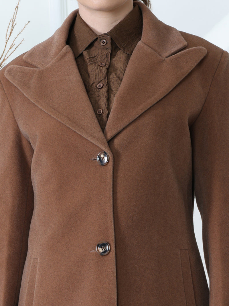 Coffee Brown Long Coat