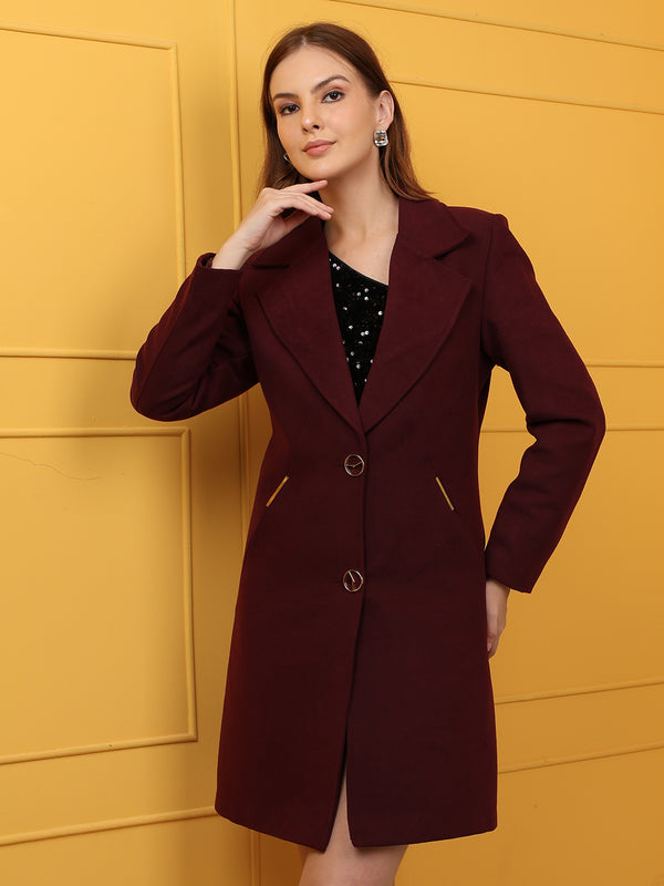 Wine Winter Coat