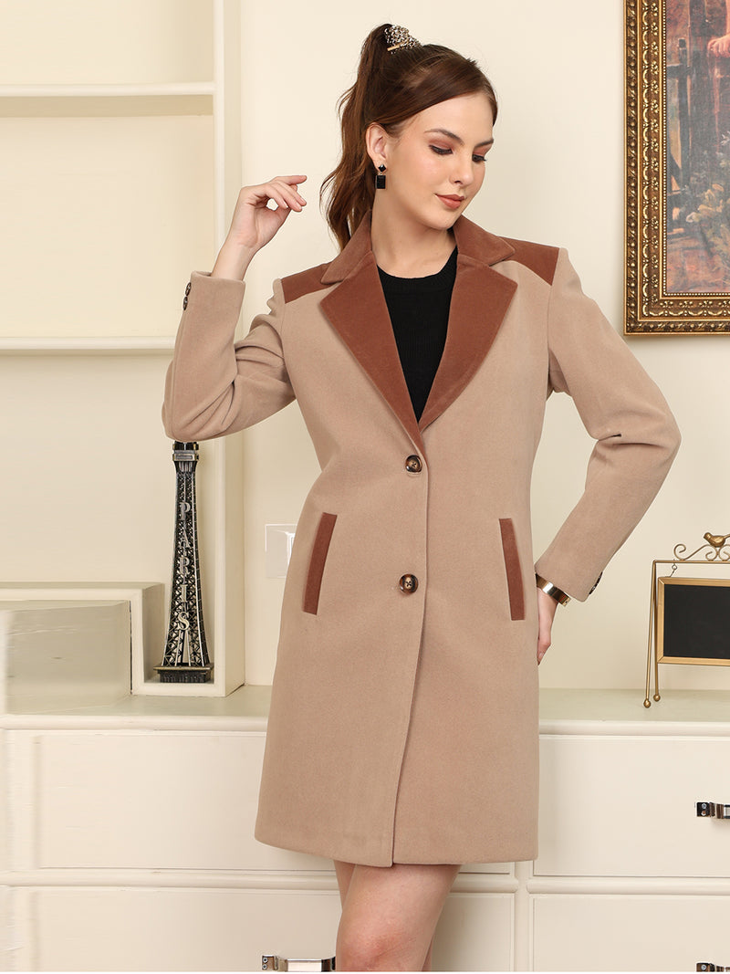 Mouse Colorblocked Winter Overcoat
