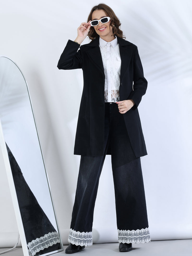 Black Long Trench Coat