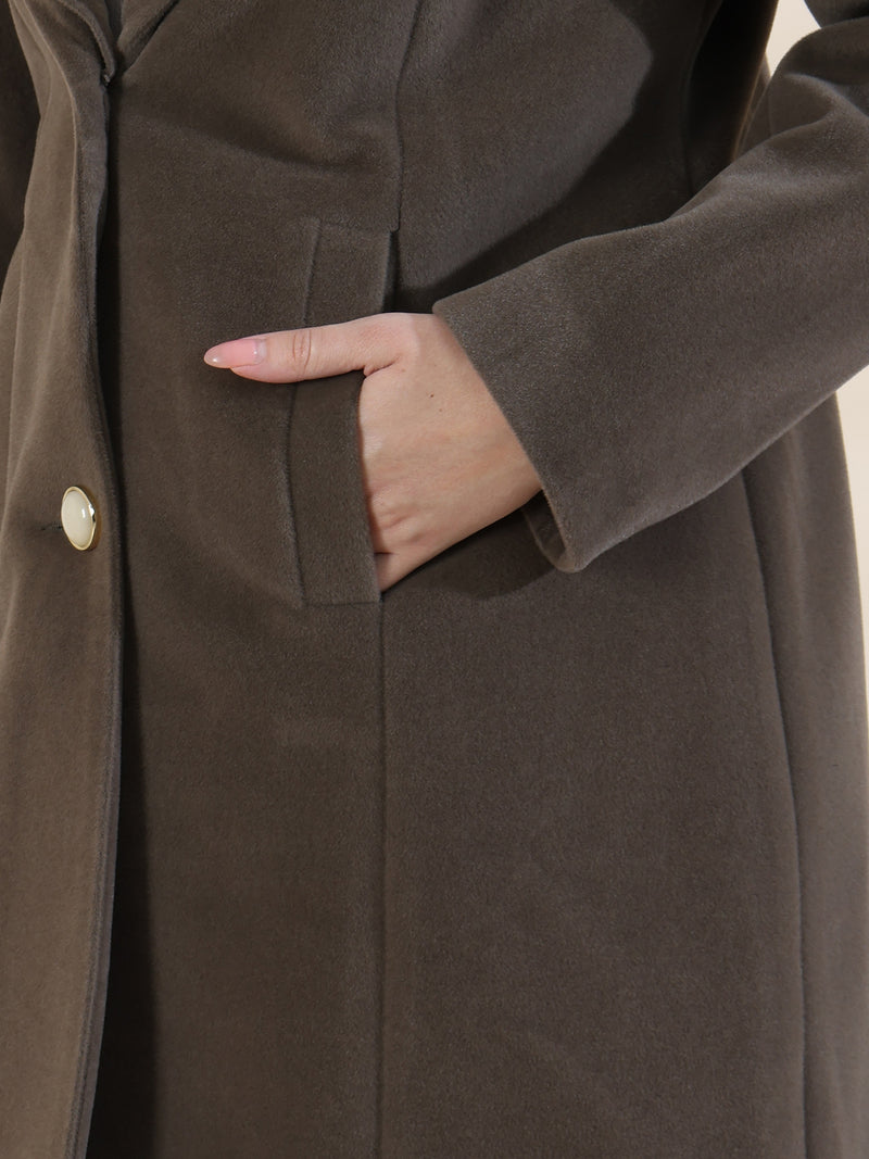 Dark Green Winter Overcoat
