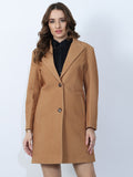 Light Brown LonglineTrench Coat