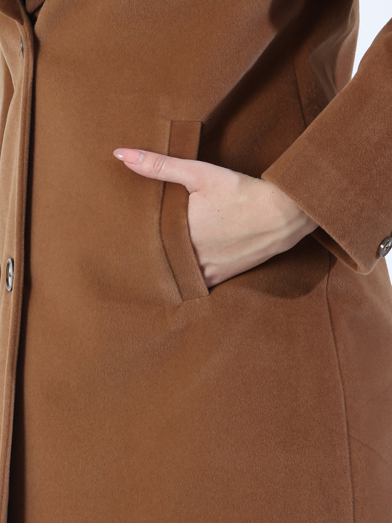 Desert Brown Winter Overcoat