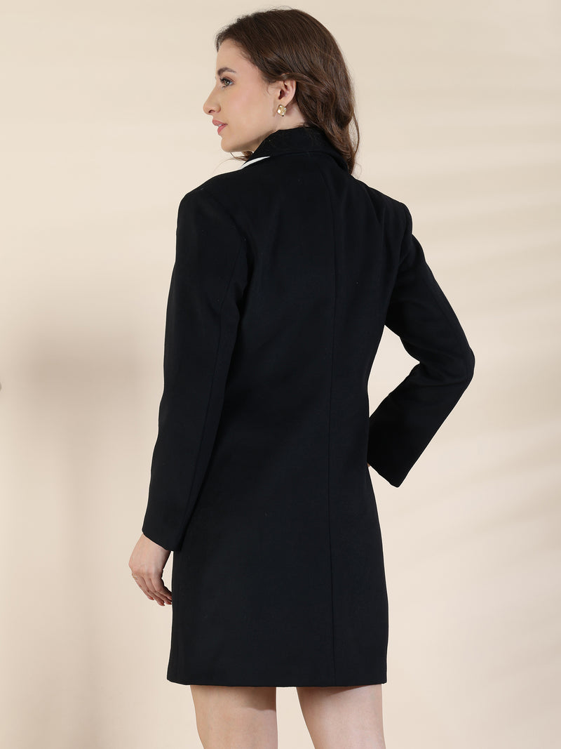 Black Winter Long Coat