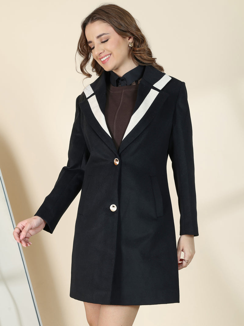 Black Winter Trench Coat