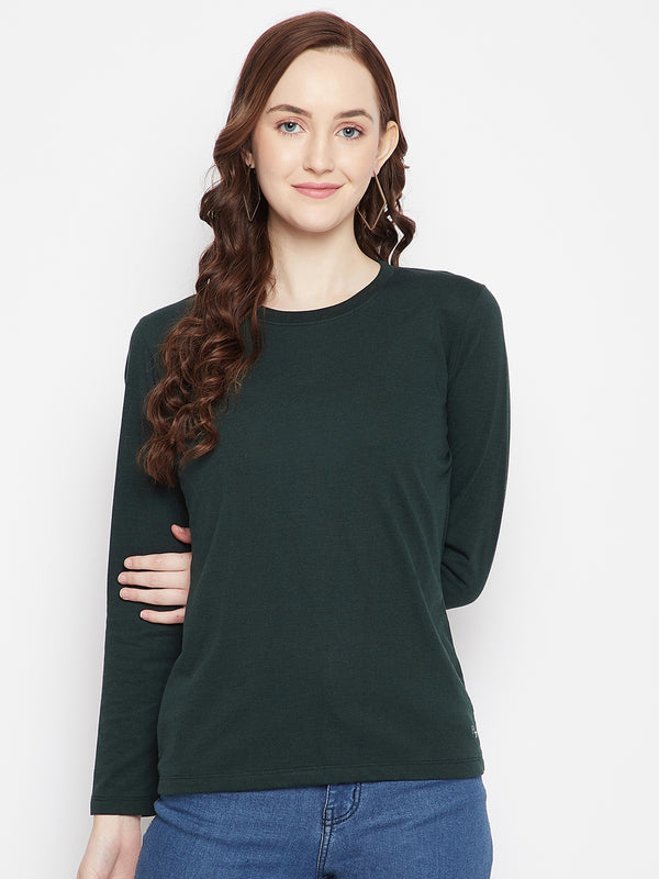 WOMEN COTTON FULL SLEEVE T-SHIRT