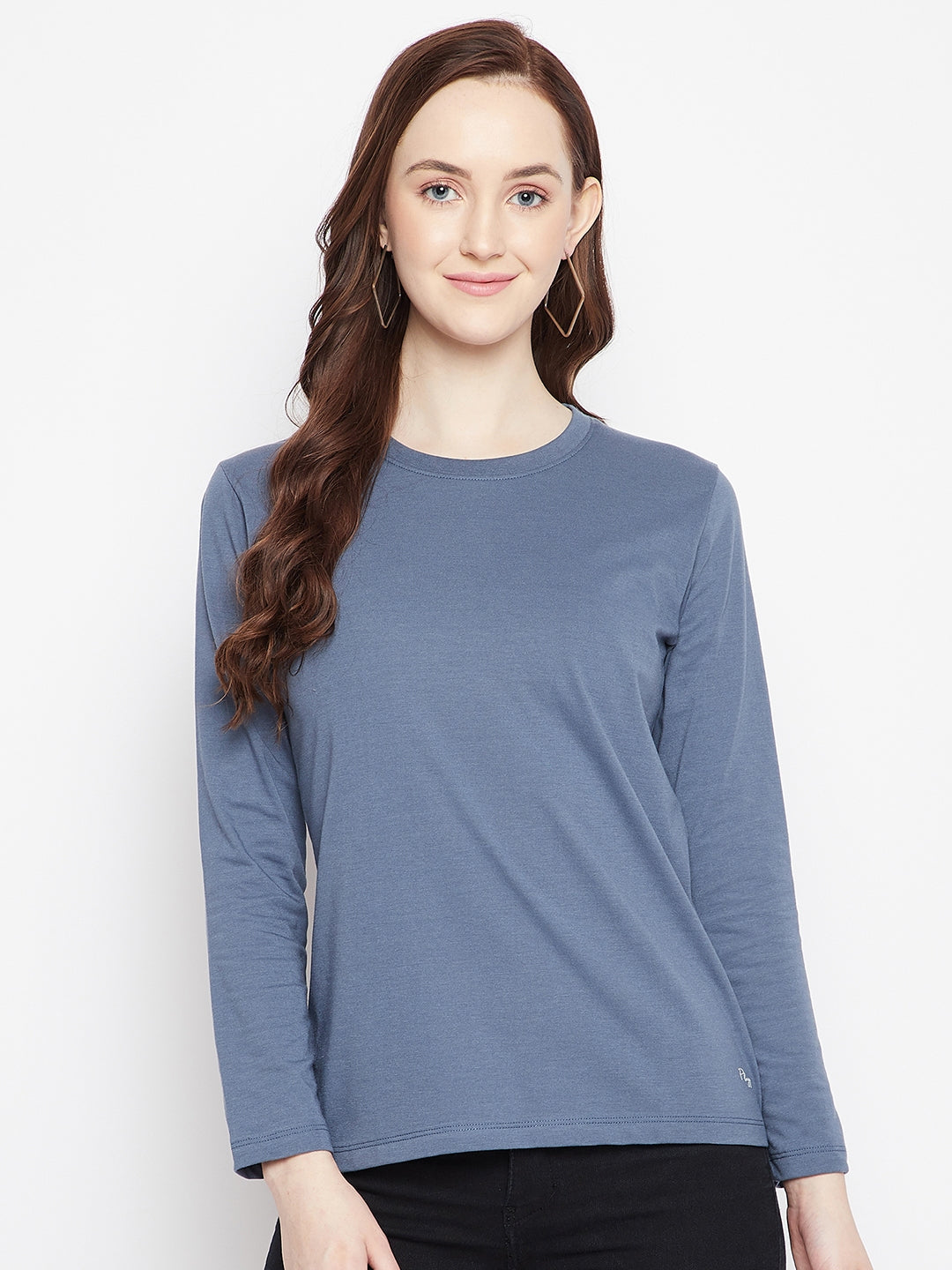 WOMEN COTTON FULL SLEEVE T-SHIRT