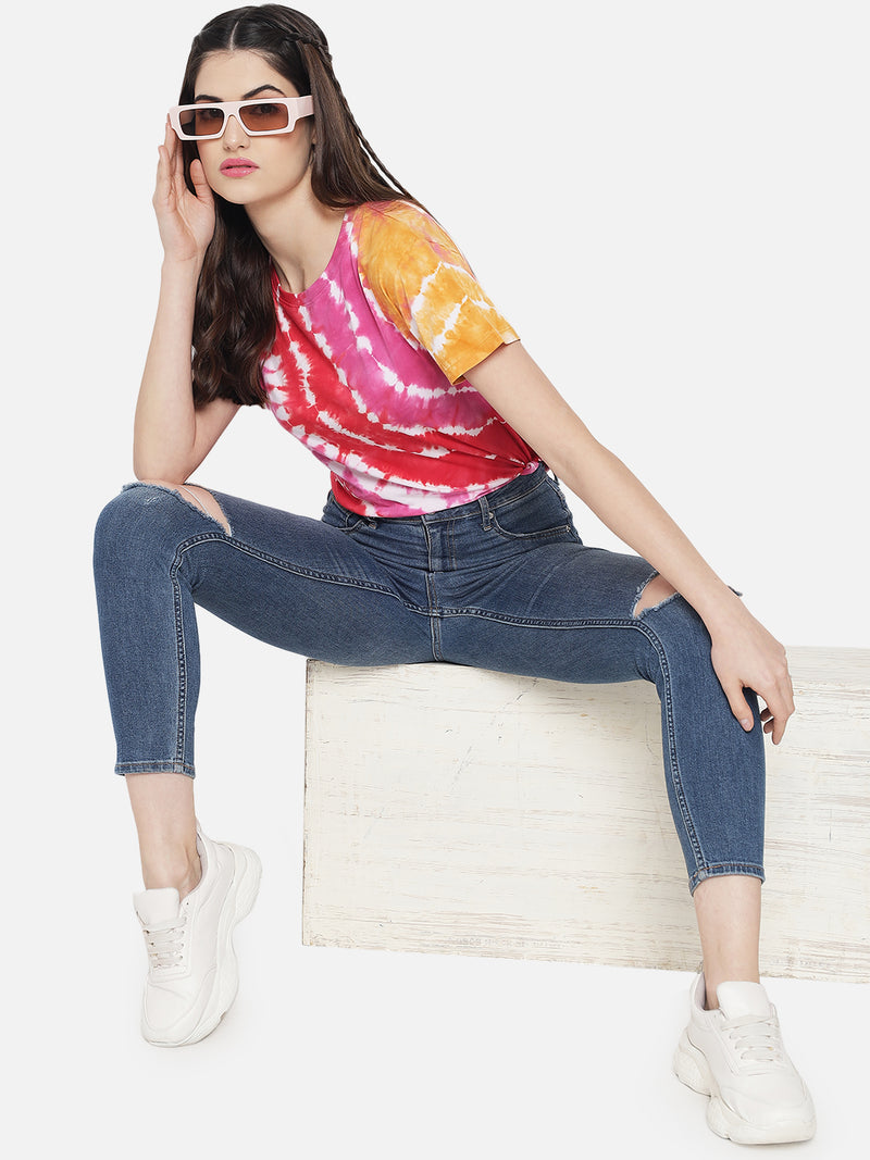WOMEN TYE-DYE TSHIRT