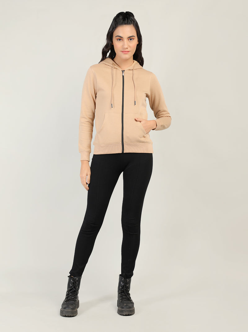 WOMEN WINTER HOODED SWEATSHIRT