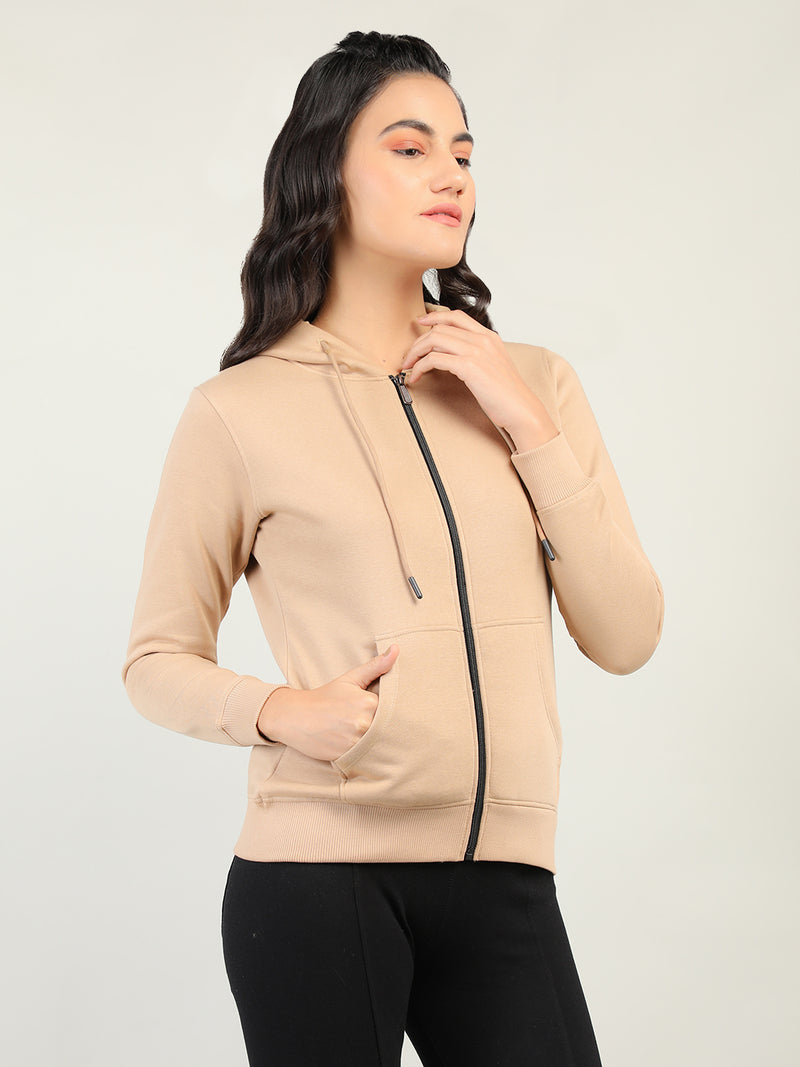 WOMEN WINTER HOODED SWEATSHIRT