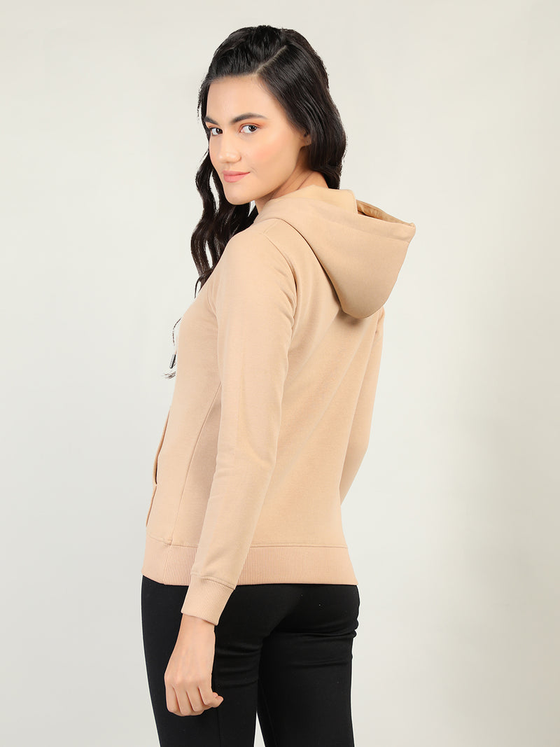 WOMEN WINTER HOODED SWEATSHIRT