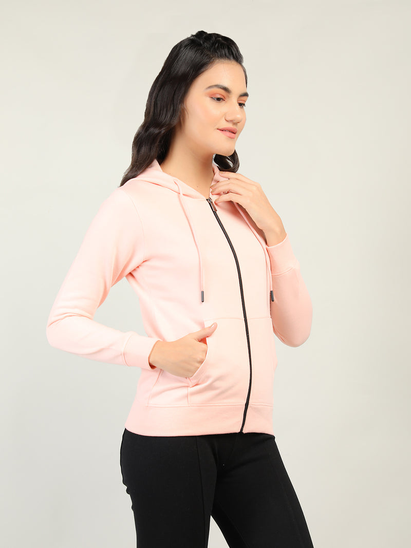 WOMEN WINTER HOODED SWEATSHIRT