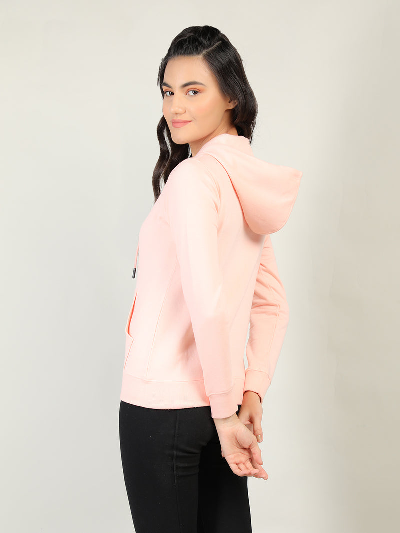 WOMEN WINTER HOODED SWEATSHIRT