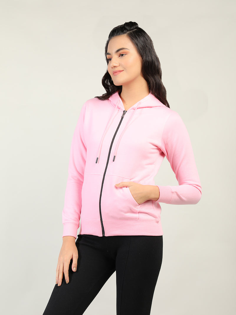 WOMEN WINTER HOODED SWEATSHIRT