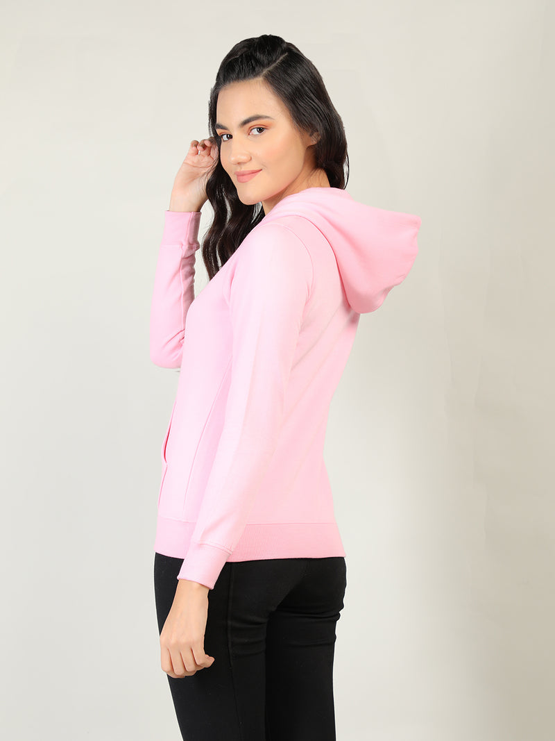 WOMEN WINTER HOODED SWEATSHIRT