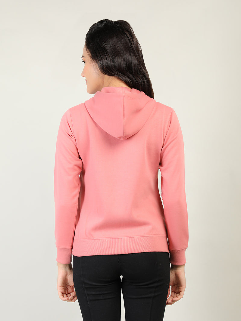 WOMEN WINTER HOODED SWEATSHIRT