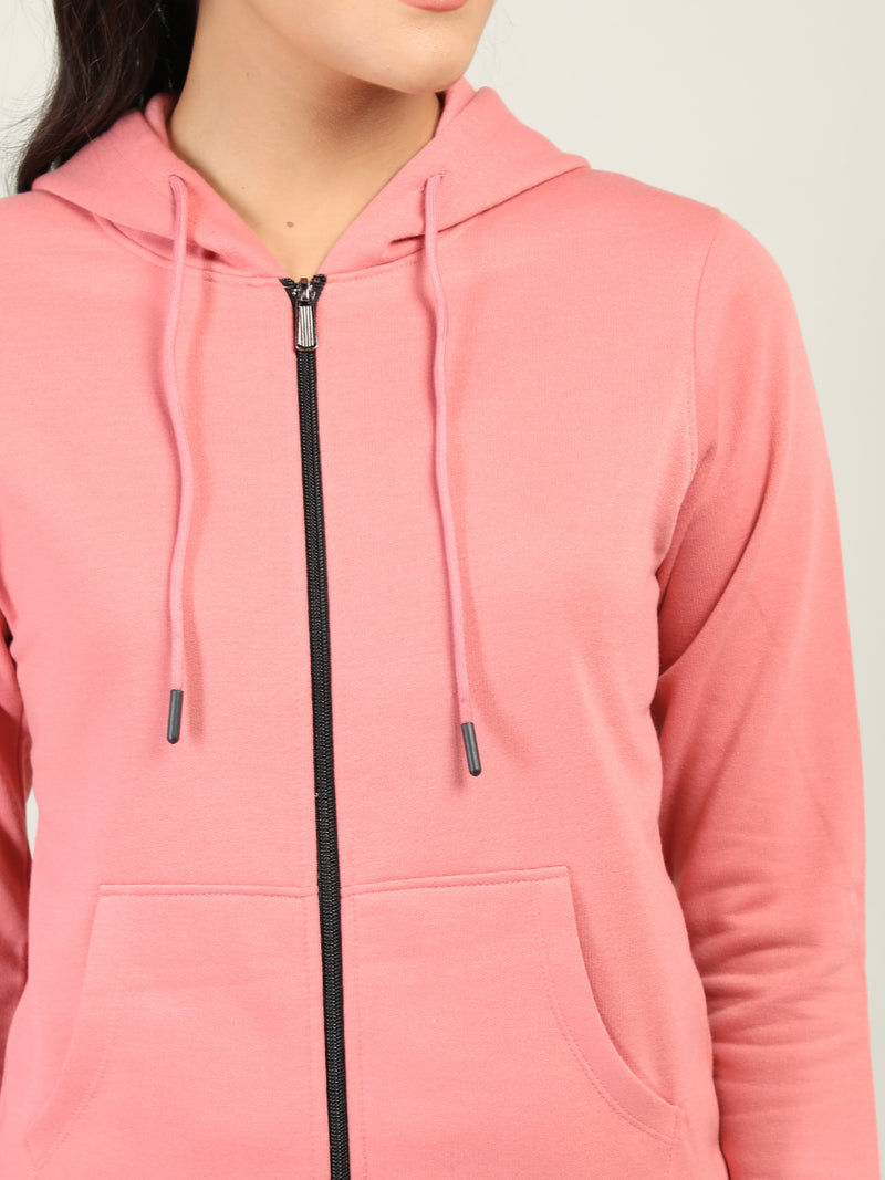 WOMEN WINTER HOODED SWEATSHIRT