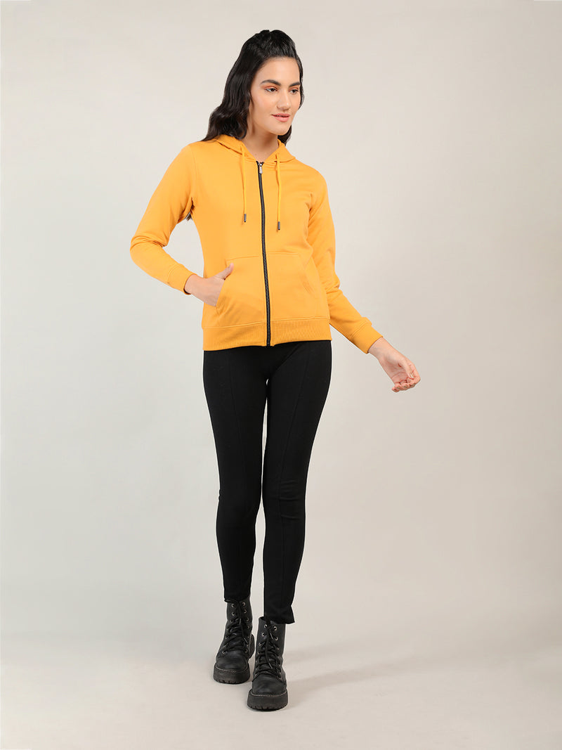 WOMEN WINTER HOODED SWEATSHIRT