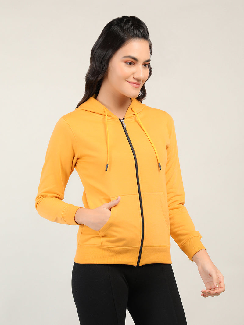 WOMEN WINTER HOODED SWEATSHIRT