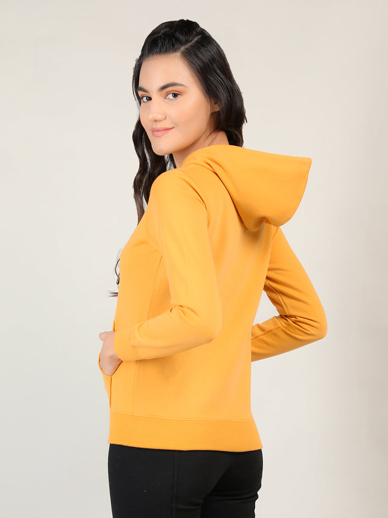 WOMEN WINTER HOODED SWEATSHIRT