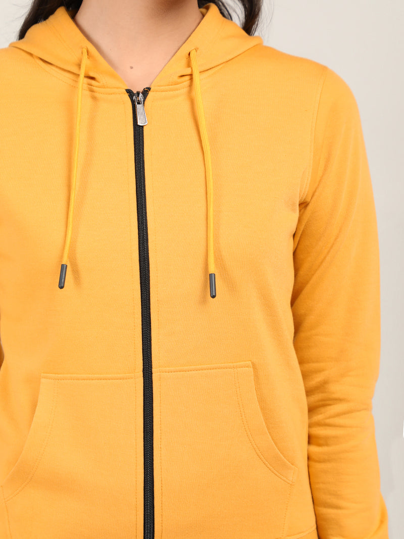 WOMEN WINTER HOODED SWEATSHIRT