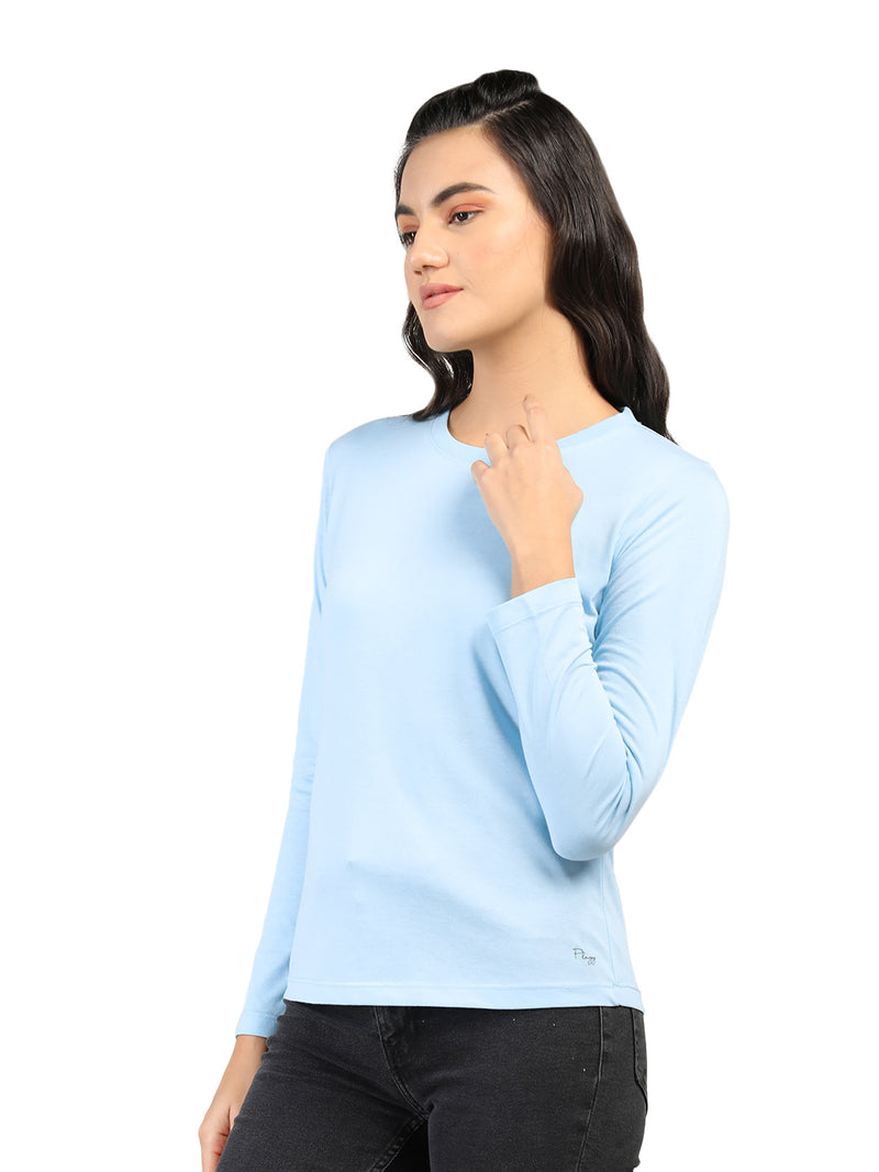 WOMEN COTTON FULL SLEEVE T-SHIRT