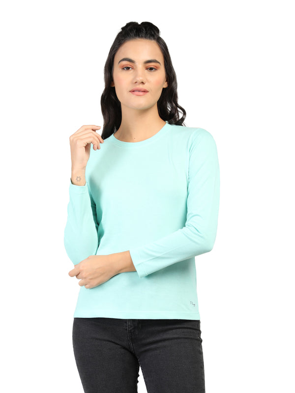 WOMEN COTTON FULL SLEEVE T-SHIRT