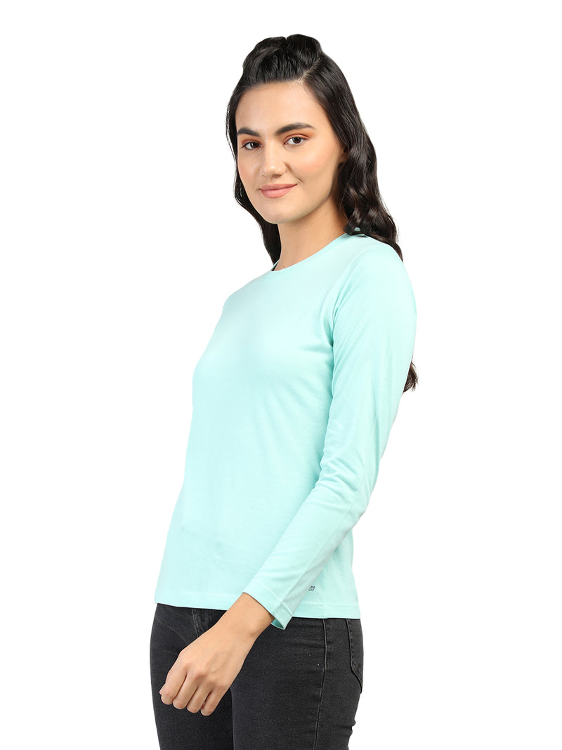 WOMEN COTTON FULL SLEEVE T-SHIRT