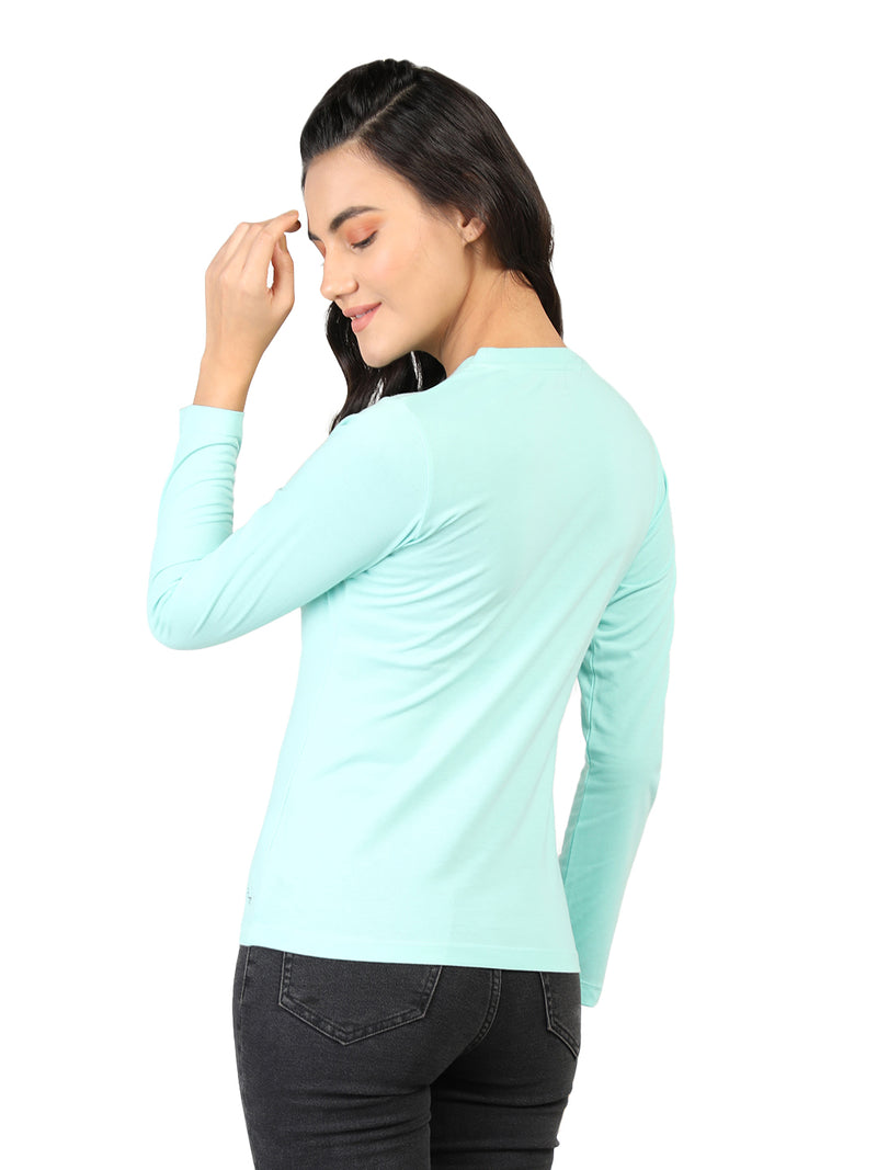 WOMEN COTTON FULL SLEEVE T-SHIRT