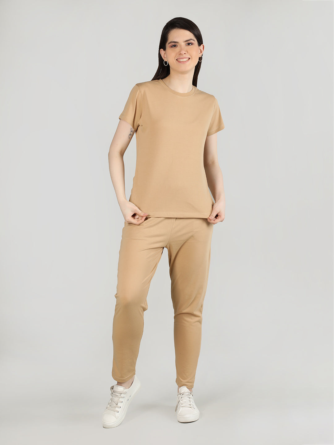 Cotton jogger-style trousers - Women | Mango USA