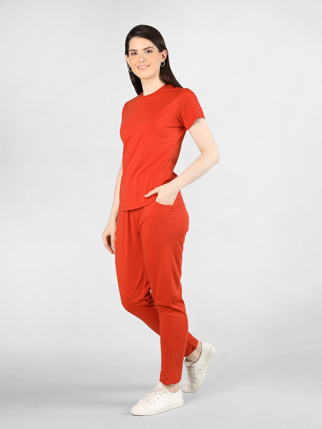 Trackpants: Shop Online Women Navy::Neon Polyester Trackpants | Cliths