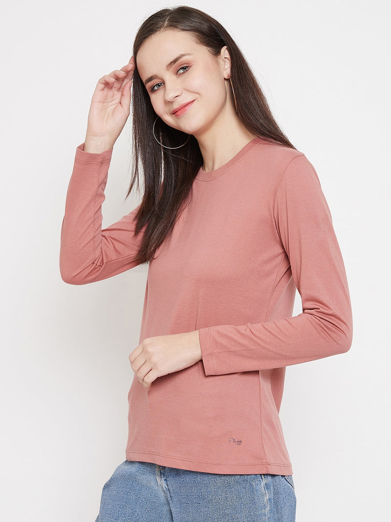 WOMEN COTTON FULL SLEEVE T-SHIRT