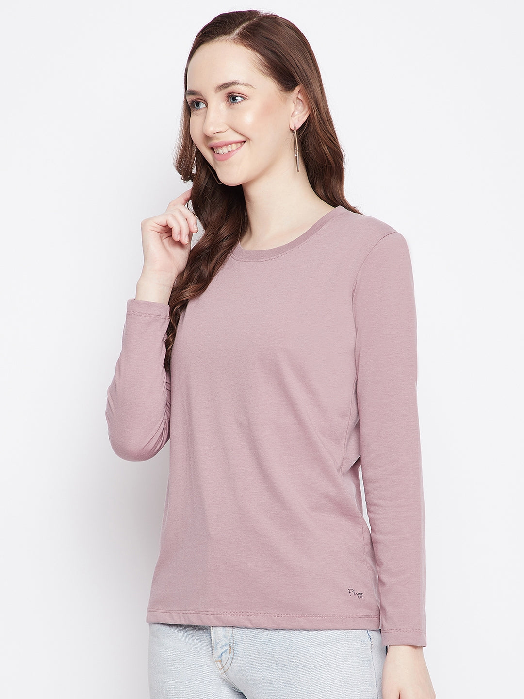 WOMEN COTTON FULL SLEEVE T-SHIRT