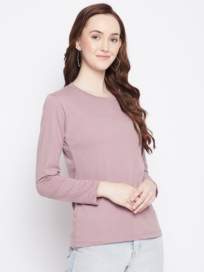 WOMEN COTTON FULL SLEEVE T-SHIRT